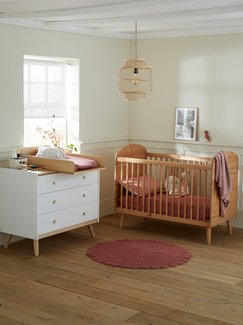 Zimmer und Aufbewahrung-Zimmer-Komplettes Babyzimmer-Zimmer Natur Confetti