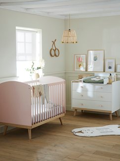 Zimmer und Aufbewahrung-Zimmer-Komplettes Babyzimmer-Zimmer pink Confetti