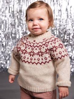 Baby Pullover Jacquardstrick-Capsule ENVIE DE FRAISE