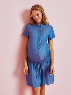 Vêtements de grossesse-Robe chemise de grossesse