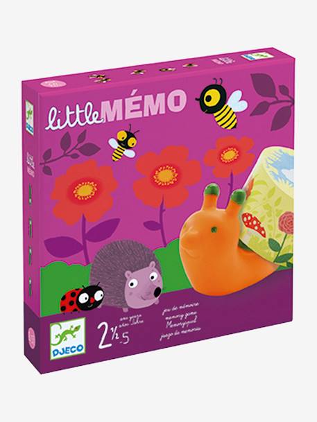 DJECO Kinder Gedächtnis-Spiel „Little Memo' VIOLETT 