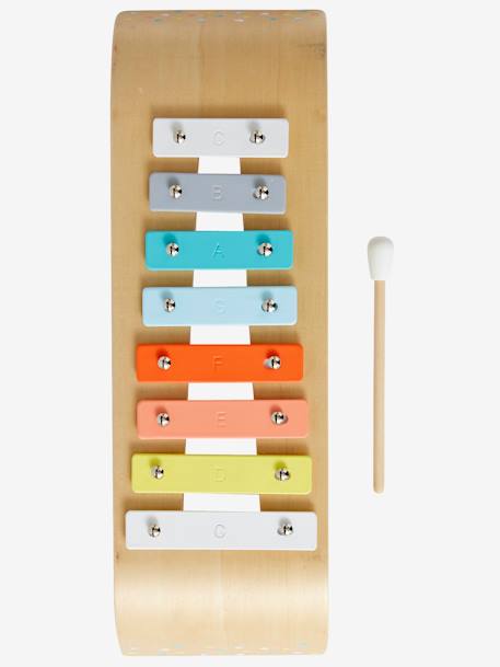 Holz-Xylophon für Kleinkinder: Holz, FSC® bunte dreiecken 
