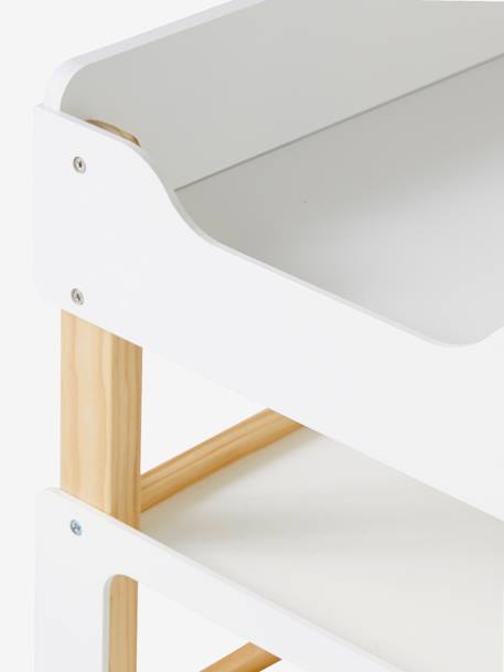 Table à langer pour poupons en bois FSC® blanc 