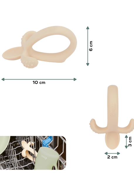 Cuillère de dentition beige 