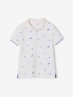 Garçon-T-shirt, polo, sous-pull-Polo-Polo garçon imprimé manches courtes
