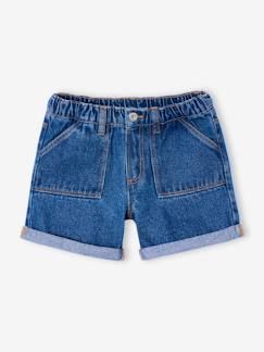 Mädchen-Mädchen Jeansshorts BASIC Oeko-Tex