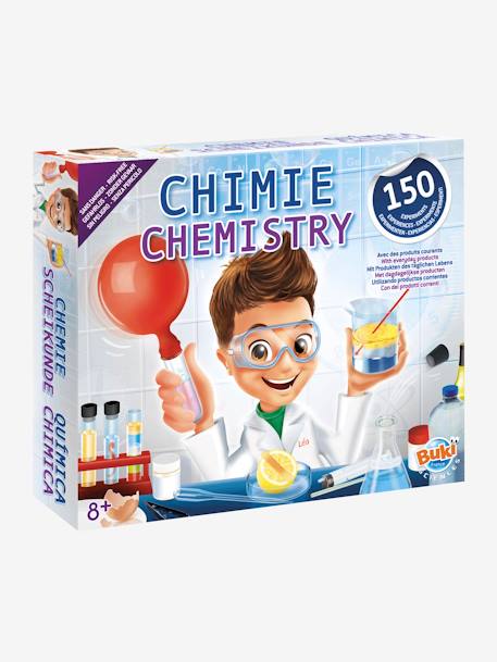 BUKI Kinder Chemiekasten, 150 Experimente BLAU 