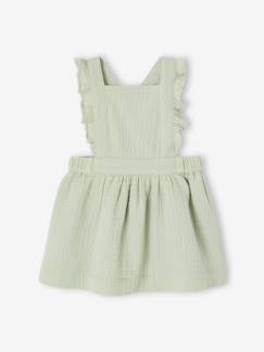 Baby-Kleid, Rock-Mädchen Baby Latzkleid, Musselin