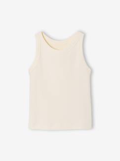 Mädchen-T-Shirt, Unterziehpulli-T-Shirt-Mädchen Trägertop aus Ripp