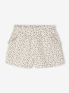 Fille-Short-Short fille taille en gaze de coton