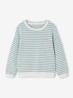 Mädchen-Mädchen Strickpullover mit Streifen Oeko-Tex