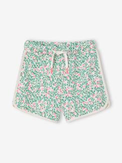 Fille-Short-Short fille sport en molleton 