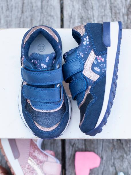 Sportliche Sneakers für Baby Mädchen, Klett MARINE 