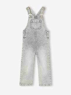 Mädchen-Mädchen Jeans-Latzhose mit weitem Bein