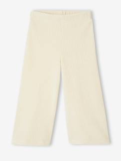Fille-Pantalon-Pantalon fille large en velours 