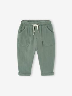 Baby-Hose, Jeans-Baby Sommerhose aus Musselin