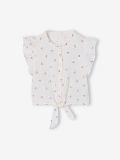 Mädchen-Bluse mit Volantärmeln Mädchen
