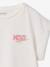 T-Shirt Mädchen Rundhals BASIC mit Recyclingmaterial salbeigrün+wollweiß 