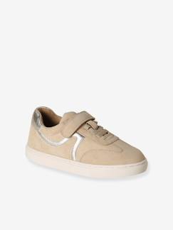 Schuhe-Mädchenschuhe 23-38-Sneakers, Tennisschuhe-Ledersneakers Mädchen mit Reissverschluss