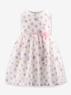 Fille-Robe fleurie scintillante fille Happy Girls