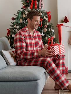 Umstandsmode-Pyjama, Homewear-Herren Schlafanzug aus Flanell, Capsule
