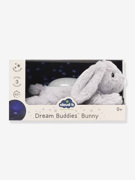 Veilleuse projecteur d'étoiles Dreams Buddies beige+BEIGE CLAIR UNI AVEC DECOR+rose pâle 