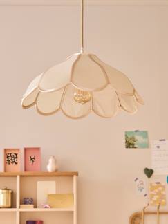 Linge de maison et décoration-Décoration-Cadre, affiche, pêle-mêle-Abat-jour fleur en tissu pour suspension