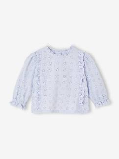Baby-Hemd, Bluse-Mädchen Baby Volantbluse