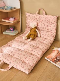Linge de maison et décoration-Décoration-Matelas de sol imprimé léopard avec poignées