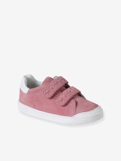 Schuhe-Mädchenschuhe 23-38-Mädchen Klett-Sneakers mit Anziehtrick