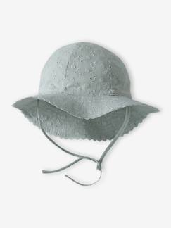 Bébé-Chapeau en broderie anglaise bébé fille