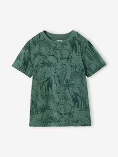 Junge-T-Shirt mit Print und Recycling-Baumwolle Jungen