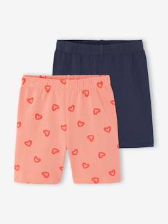 Mädchen-2er-Pack Mädchen Radlerhosen