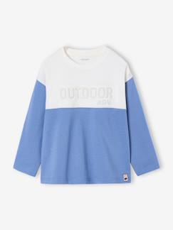 Junge-Shirt in Colorblock-Design für Jungen, Recycling-Baumwolle
