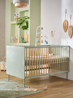 Chambre et rangement-Chambre-Lit bébé cannelé évolutif 70x140cm