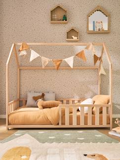 Zimmer und Aufbewahrung-Zimmer-Kinderbett, Babybett-Kinderbett-Kinder Hausbett CABANE