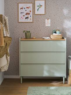 Zimmer und Aufbewahrung-Zimmer-Kommode CANNELÉ mit Rillenstruktur Tiefe 42cm Kinderzimmer