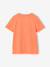 Jungen-T-Shirt, uni aubergine+BLAU+GRAUGRÜN+hellgelb+mango+weiß 