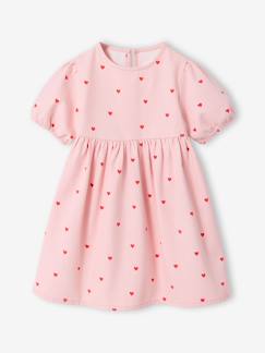 -Robe fille manches ballon 
