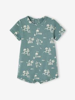 Bébé-Salopette, combinaison-Combinaison courte bébé jersey
