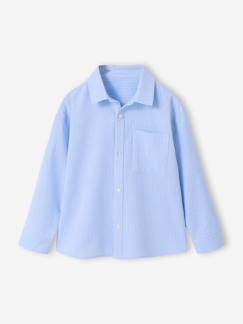 Garçon-Chemise-Chemise manches longues coton