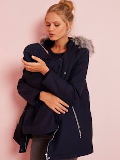 Mantel und Jacken-Umstandsmode-3-in-1-Parka für Schwangerschaft & Stillzeit