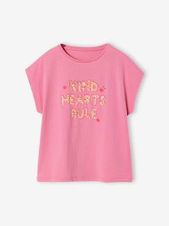 Mädchen-T-Shirt, Unterziehpulli-T-Shirt weit Mädchen