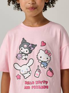 Mädchen-T-Shirt, Unterziehpulli-Kinder T-Shirt Glitzereffekt HELLO KITTY