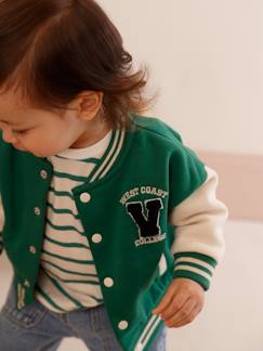 Bébé-Pull, gilet, sweat-Gilet-Blouson teddy bébé en molleton
