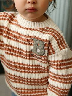 Bébé-Pull, gilet, sweat-Pull-Pull bébé garçon rayé coton