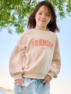 Mädchen-Sweatshirt mit Message-Print Mädchen