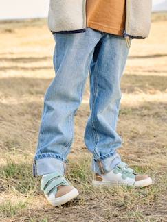 Junge-Jeans-Gerade Jungen Jeans mit Beinaufschlag
