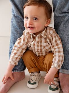 Baby-Hemd, Bluse-Hemd aus Baumwollmusselin Jungen Baby