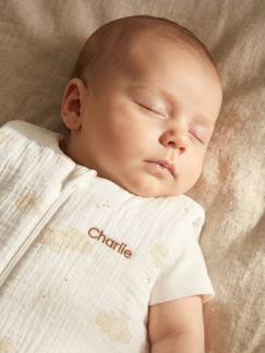 Bettwäsche & Dekoration-Baby-Bettwäsche-Ärmelloser Baby Schlafsack mit Recycling-Polyester IN DEN WOLKEN TOG 2,5, personalisierbar